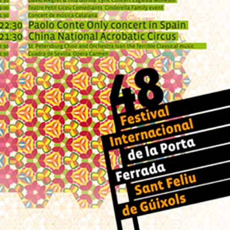 Programmplakat spanisches Kulturfestival